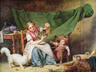 La femme et la souris, vers 1798
